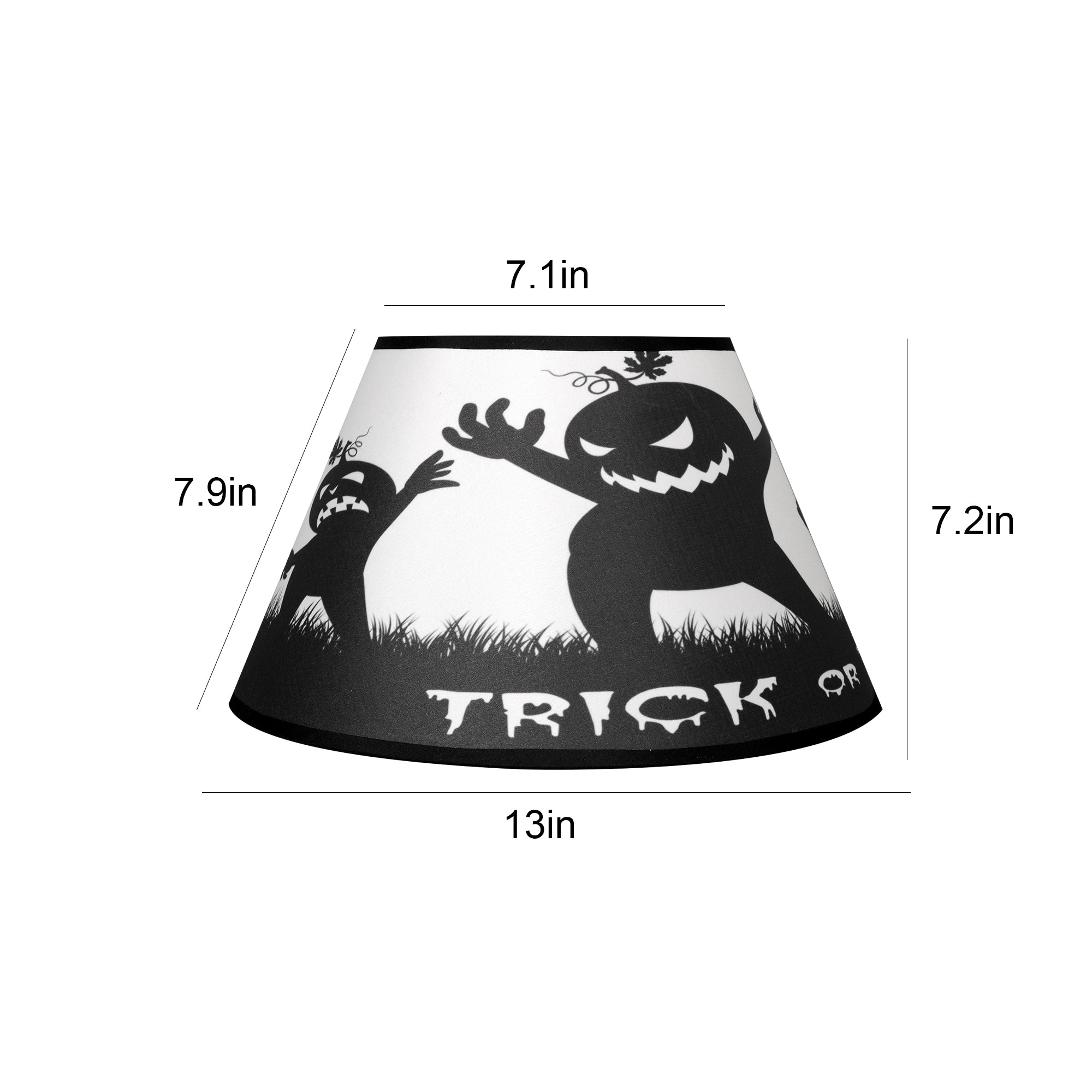 This Halloween themed fun, yet elegant Carro Home Collection Lamp Shade will refresh the look of your favorite lamp. You’ll be ready for Halloween in a snap! With its clean lines and stylish design, this Carro Home Collection Lamp Shade is perfect addition to your home décor. Beautiful fabric with satin finish helps to repel stain and dust. The sturdy and durable structure makes easy for you to store away without taking much of a space.