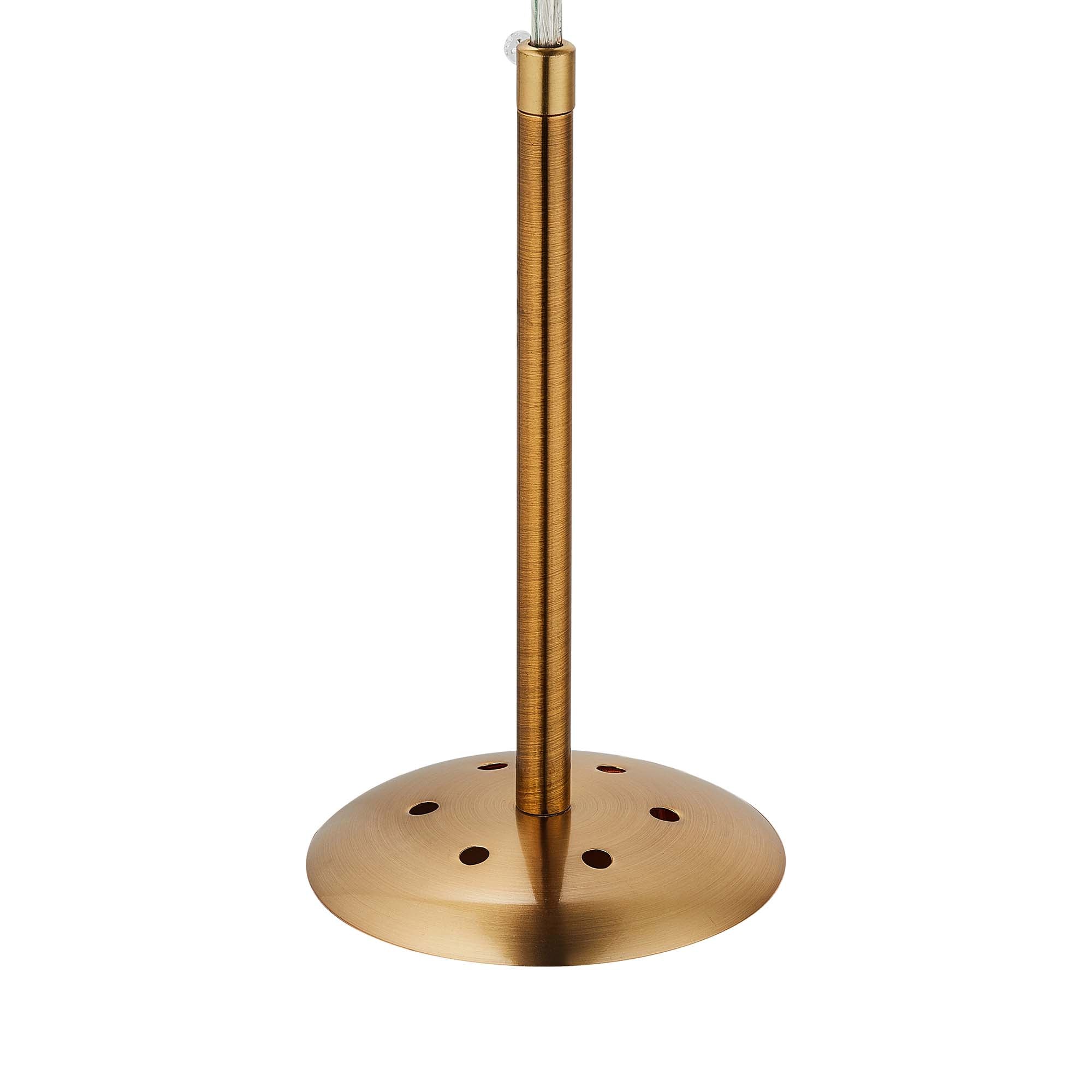 Carro Home Pegasus Jewel Tone Glass Pendant Light - Mocca Bronzite Adjustable Height
