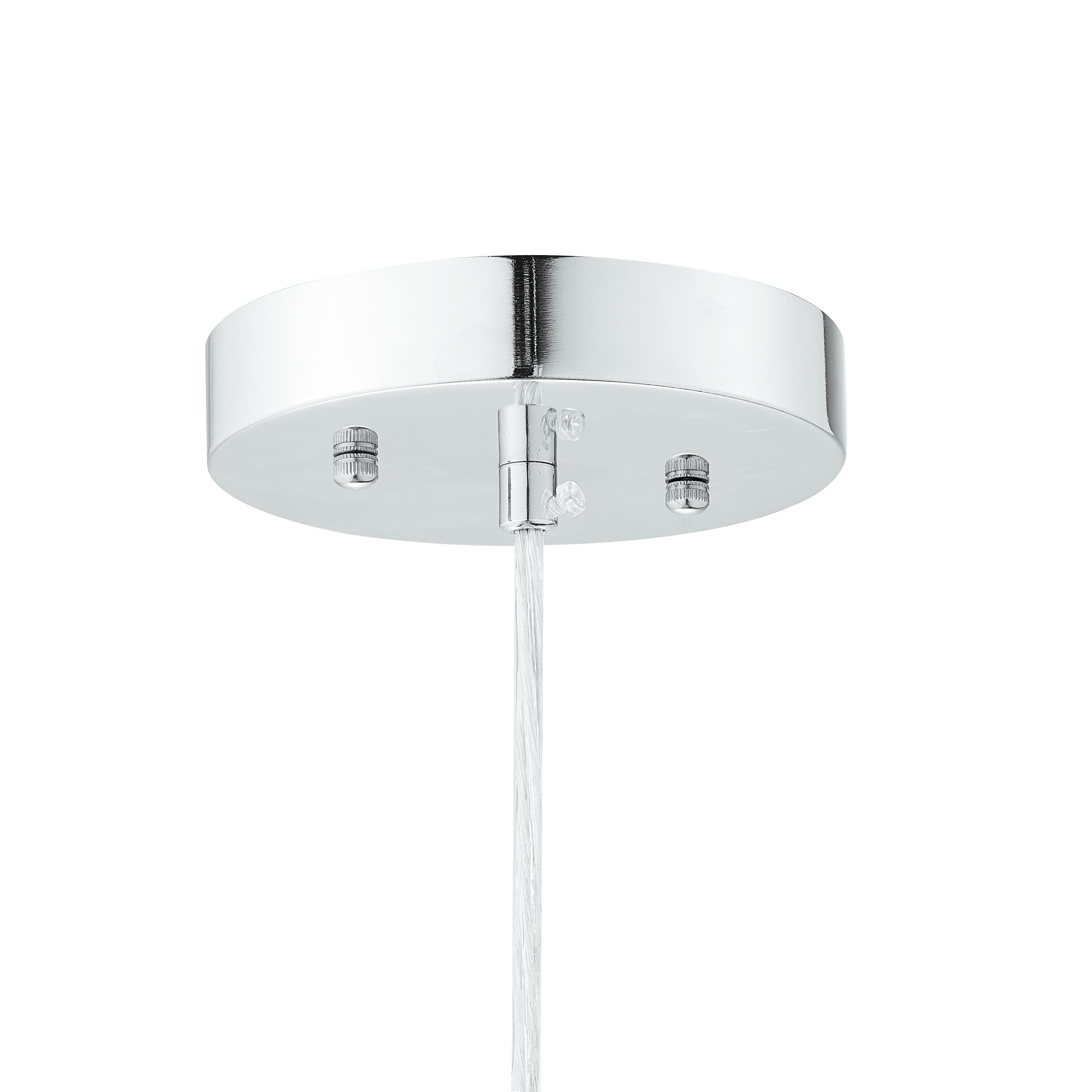 Carro Home Pegasus Jewel Tone Glass Pendant Light - Blue Sapphire Adjustable Height