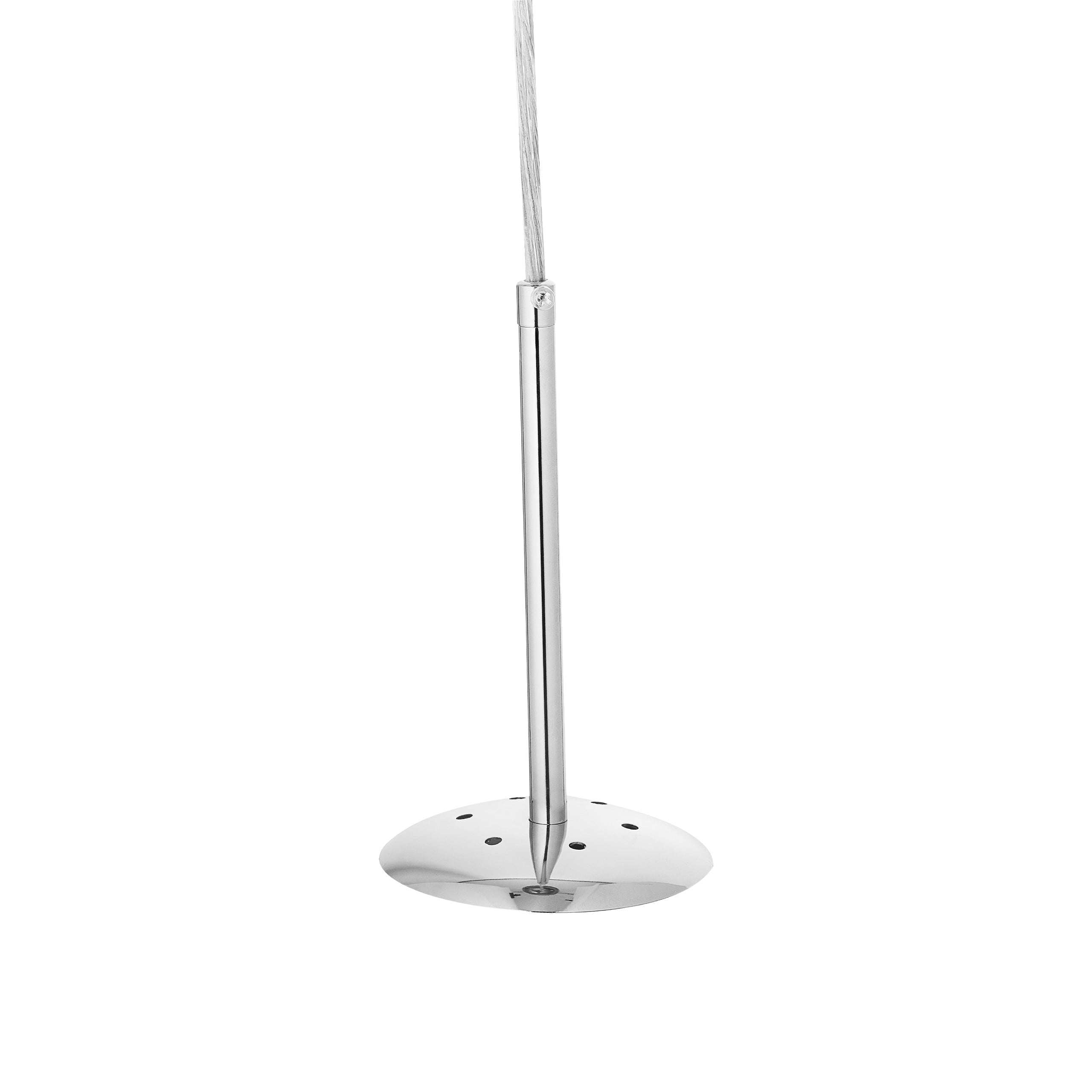 Carro Home Pegasus Jewel Tone Glass Pendant Light - Blue Sapphire Adjustable Height