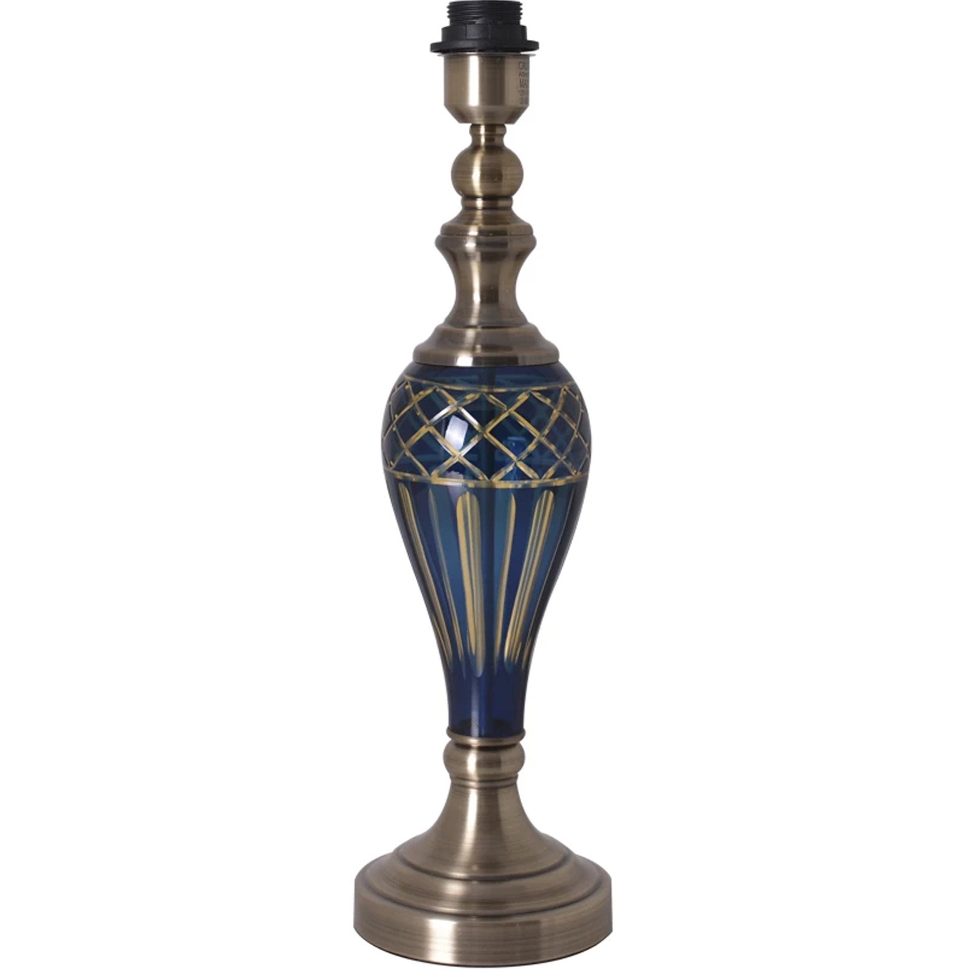 Carro Home Petunia Art Deco Fluted Glass Table Lamp 28" - Emerald Blue/Light Green (Set of 2)