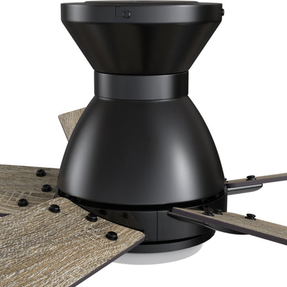 Carro Armoy 52 inch flush mount remote control ceiling fan with 10-Speed reversible whisper quiet DC motor. 