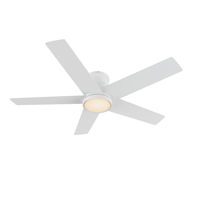 Bayu Low Profile Ceiling Fan with LED Light and Remote 52 inch