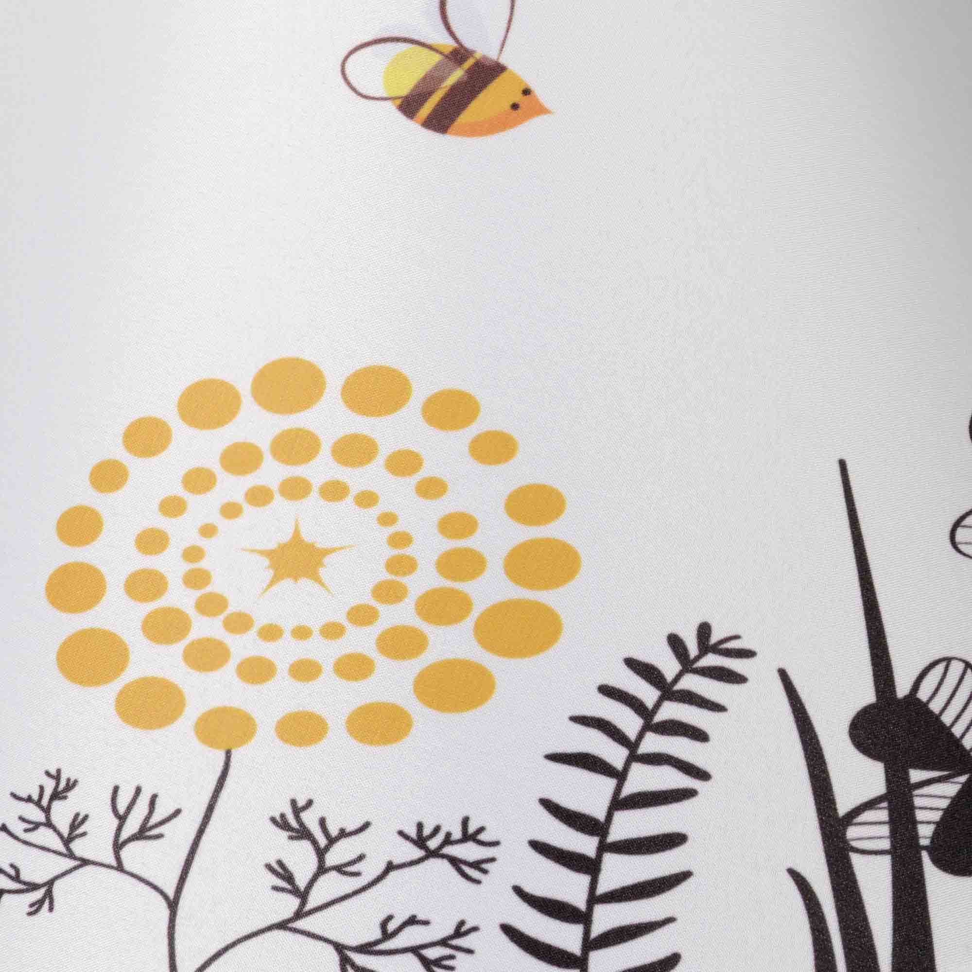Carro Home Nature Collection Limited Edition Round Empire Shape Lamp Shade 7"x13"x7.8" – Bumble Bee (Set of 2) 